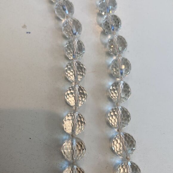 Vintage Ciner Crystal cut bead necklace with gold clasp - Picture 5 of 6